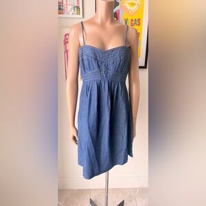 Stylish Blue Denim Mini Dress